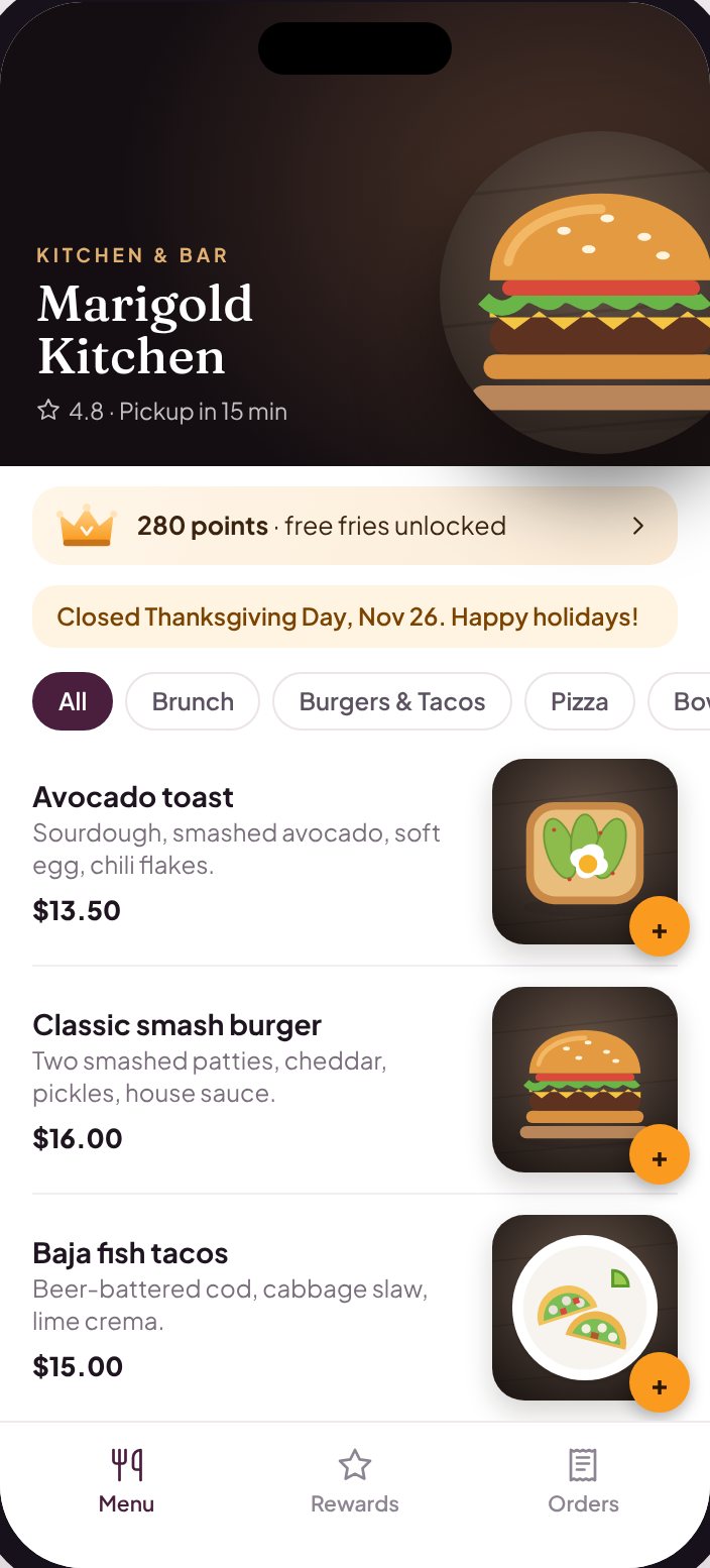 Branded guest app home screen